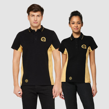 Pamut pólóing kontrasztos oldal/ujj 190 g/m²