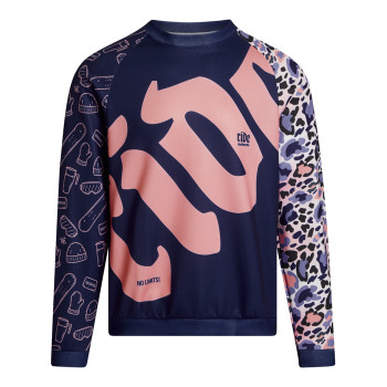 Szublimált, raglán ujjú pulóver, 280 g/m²