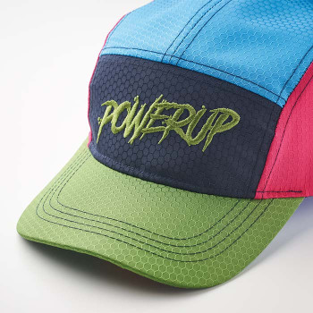 5 paneles, méhsejt mintás poliészter sportsapka.