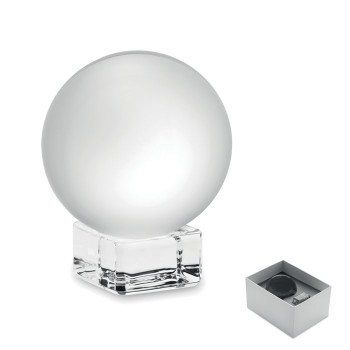 GLASSWARD Gömb üveg díj/emlékplakett MO2655