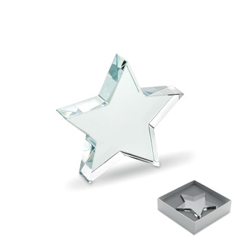 STARWARD Csillag üveg díj - emlékplakett MO2660