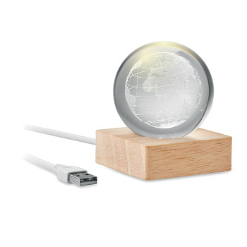 GLOBE LIGHT LED üveggömb asztali lámpa – MO2690