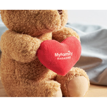 SNUGGLE plüss mackó szívvel 23 cm (MO2949)