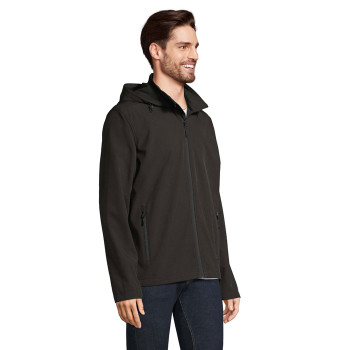 RACE HOODED MEN férfi kapucnis softshell dzseki S04447