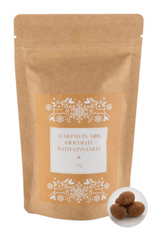 Csokoládés-fahéjas mandula 70 g (AP65434)