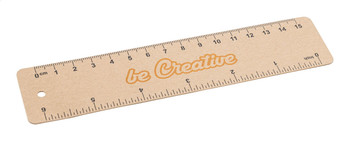 Egyedi kraft papír vonalzó 15 cm (AP716841)