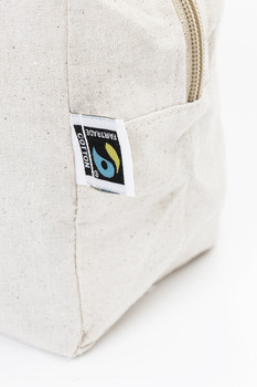 Fairtrade kozmetikai táska – 100% pamut (AP800008)
