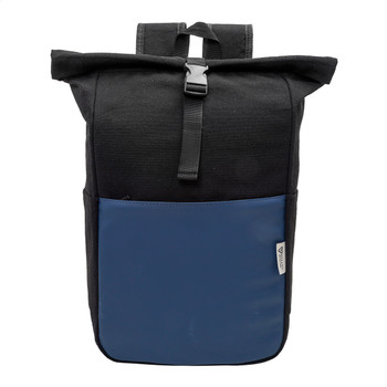 Újrahasznosított vászon rolltop hátizsák (AP800132)