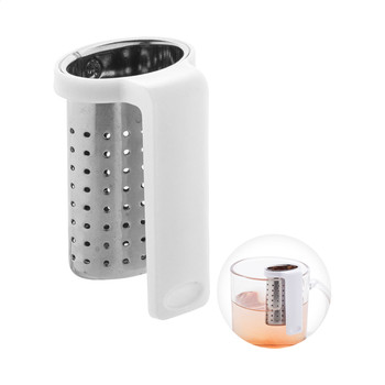 Teaszűrő klipszes tartóval, rozsdamentes acél (AP800188)