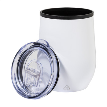 Újrahasznosított rozsdamentes acél thermo pohár 350 ml