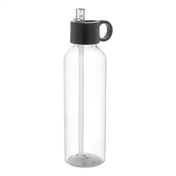 RPET sportkulacs 500 ml – PP fedél, szívószállal