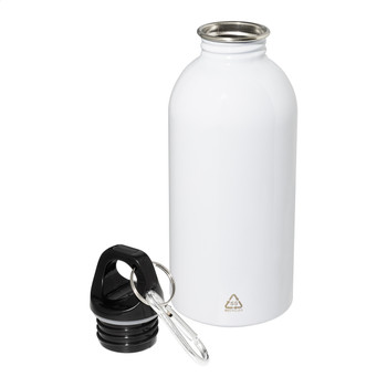 Újrahasznosított rozsdamentes acél kulacs 400 ml