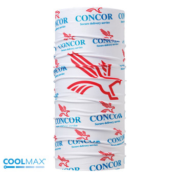 COOLMAX multifunkciós csősál teljes felületű nyomtatással.