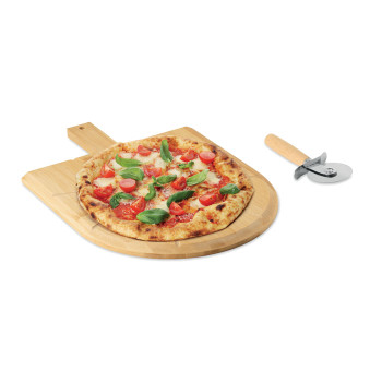 NAPOLITANA bambusz pizzadeszka és vágó (MO3202)