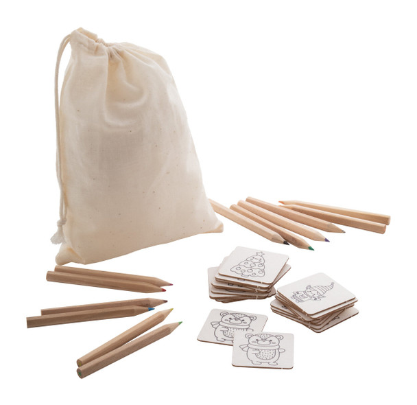 Coloxmor Karácsonyi Memóriajáték Színezővel