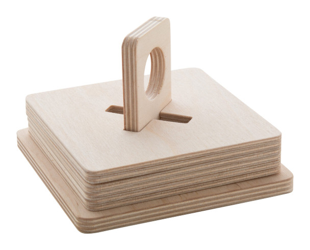 Sescent Fa Poháralátét Készlet - 6 db Alátéttel és Tartóval  