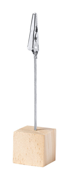 Sanny Jegyzetcsipesz - Fa jegyzettartó kapoccsal  