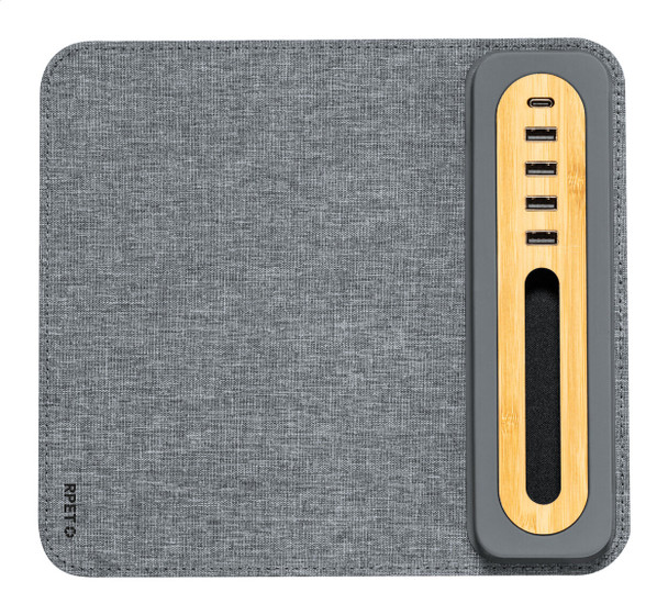 CraiCraig Modern Multifunkciós Egérpad USB-C és Mobiltartóval  