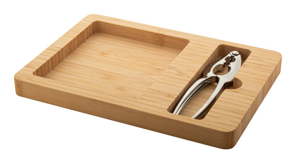 Valnott Diótörő Szett Bambusz Tálcával