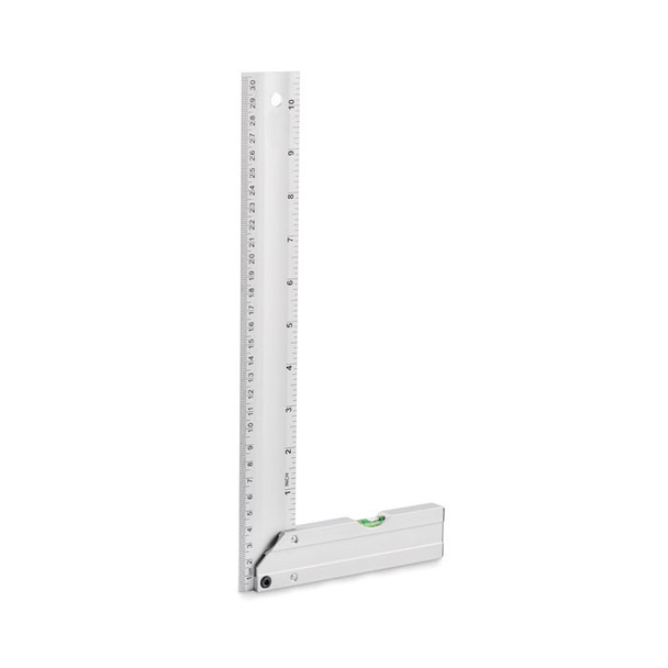 Alumínium Derékszög Vízszintező Vonalzó - 30 cm Pontosság  