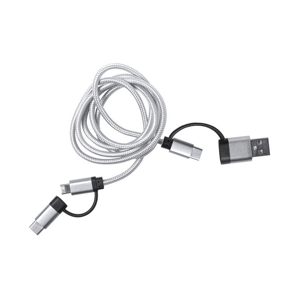 Trentex Töltőkábel 3 az 1-ben: Micro USB, Type C, Lightning  