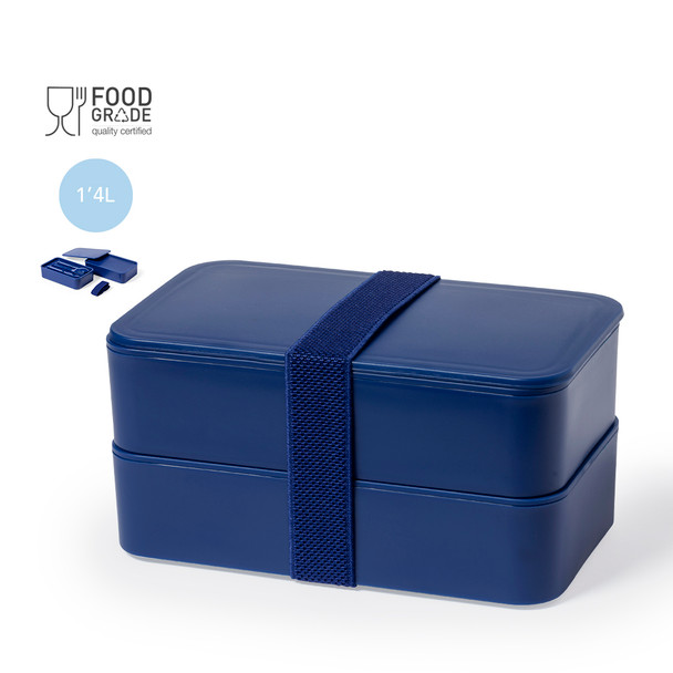 Vilma Ebéd Doboz 2 Rekeszes - 1400ml BPA-mentes