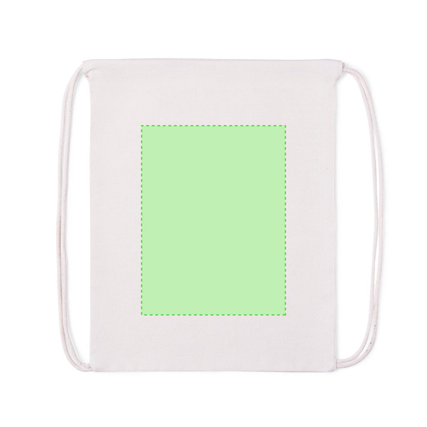 Természetes pamut Serlen hátizsák húzózsinórral  