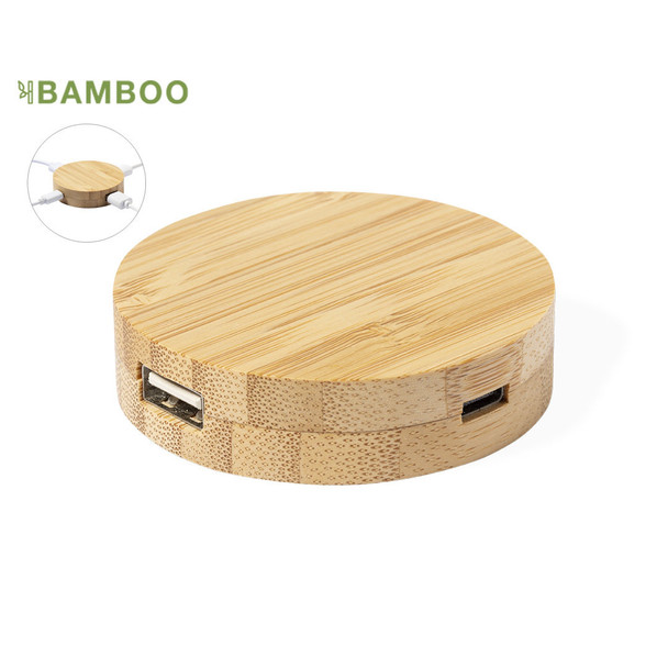 Lasiar Bamboo USB Hub – Stílus és Funkcionalitás