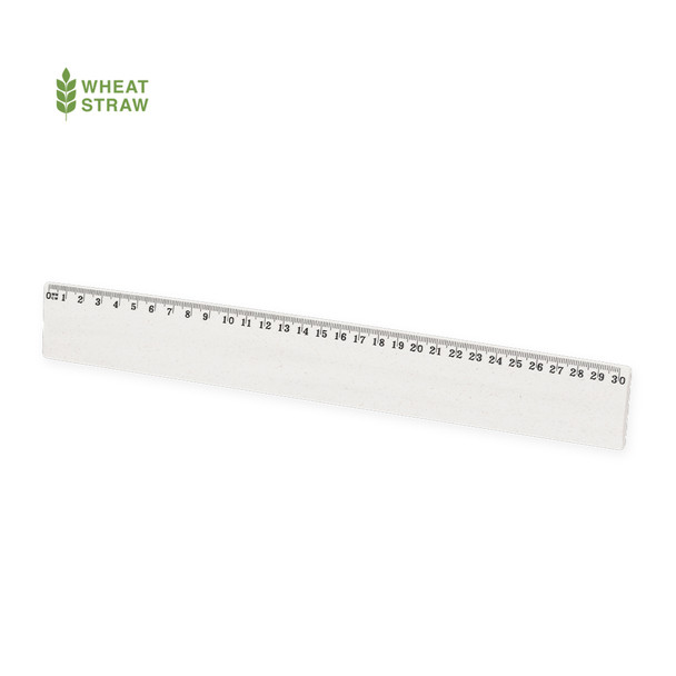 Nixora 30 cm Fenntartható Vonalzó Búzaszalmából  