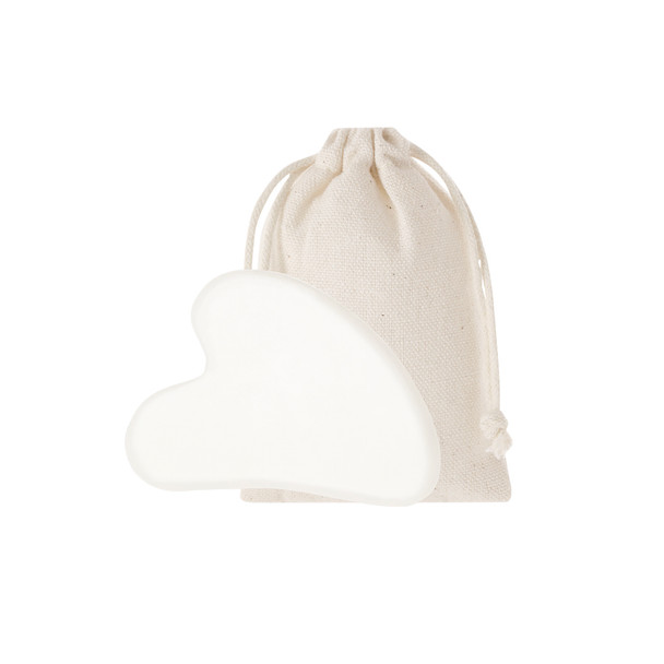 Kunkor Arcmasszírozó Fehér Jade Kőből – Természetes Szépség