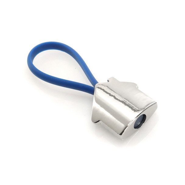 Elegáns 3D Ház Kulcstartó - Színes Rögzítővel