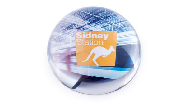 Üveg Félgömb Papírnehezék – Egyedi Ajándék