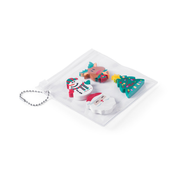 Karácsonyi Motiváció Radír Készlet 4 Részes