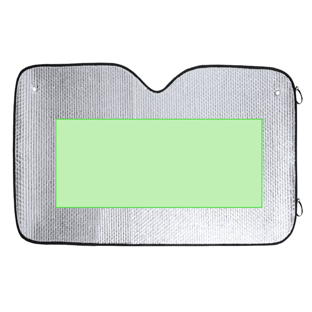 Autós Napvédő – Ezüst Alumínium Árnyékoló (130x80cm)