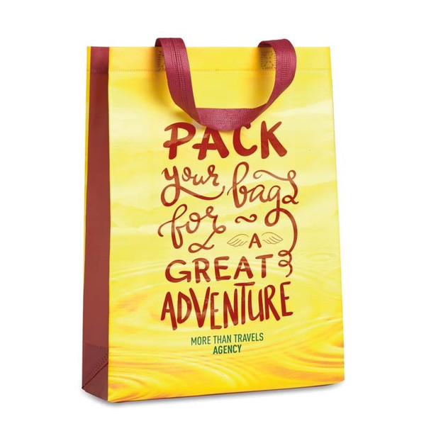 Álló formátumú bevásárlótáska (hoforrasztott): 30x38x10 cm.