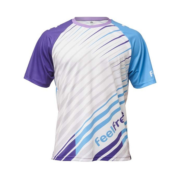 Raglán ujjú, hálós, kerek nyakú mez 135 g/m2