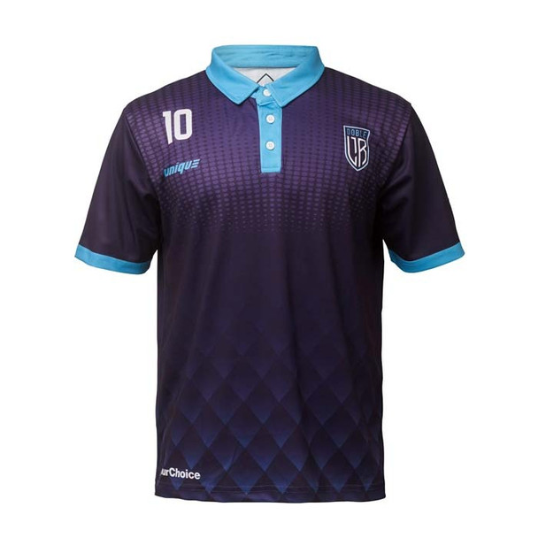 Szublimált pique pólóing, 165 g/m²