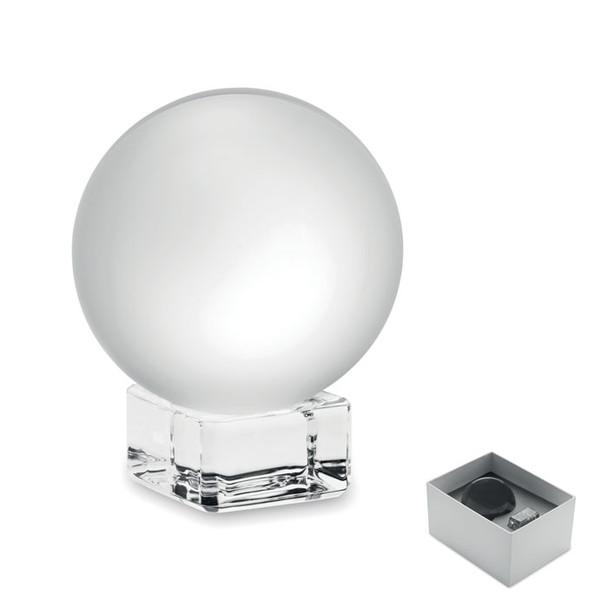 GLASSWARD Gömb üveg díj/emlékplakett MO2655