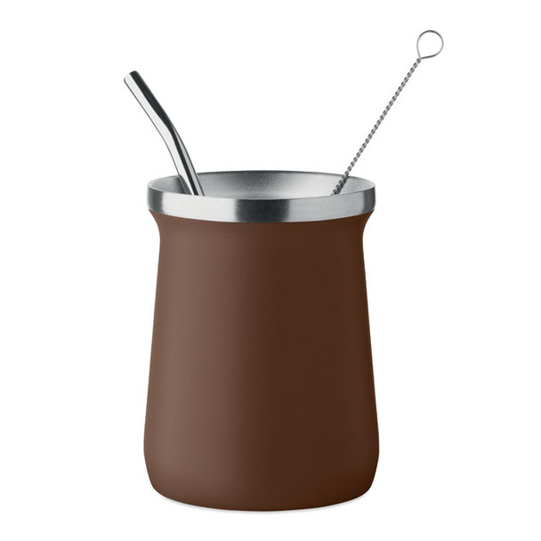 MIYERBA Yerba mate pohár (MO2776) — duplafalú 240 ml
