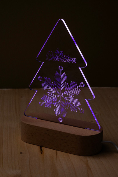 Karácsonyfa alakú LED trófea – AP716921