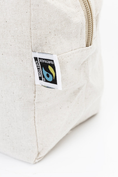 Fairtrade kozmetikai táska – 100% pamut (AP800008)