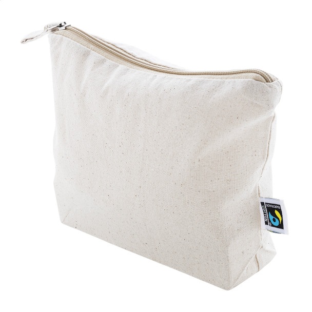 Fairtrade kozmetikai táska – 100% pamut (AP800018)