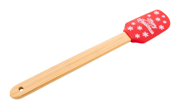 Karácsonyi szilikon spatula bambusz nyéllel – AP800073