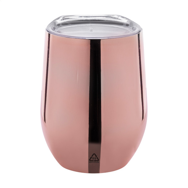 Újrahasznosított rozsdamentes acél thermo pohár (350 ml)