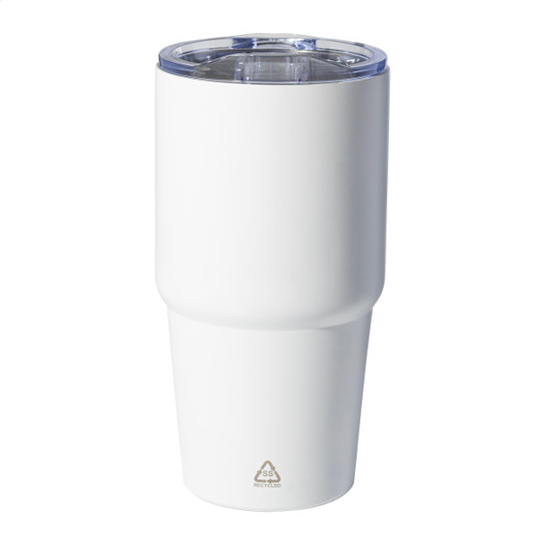 Újrahasznosított rozsdamentes acél thermo pohár 600 ml