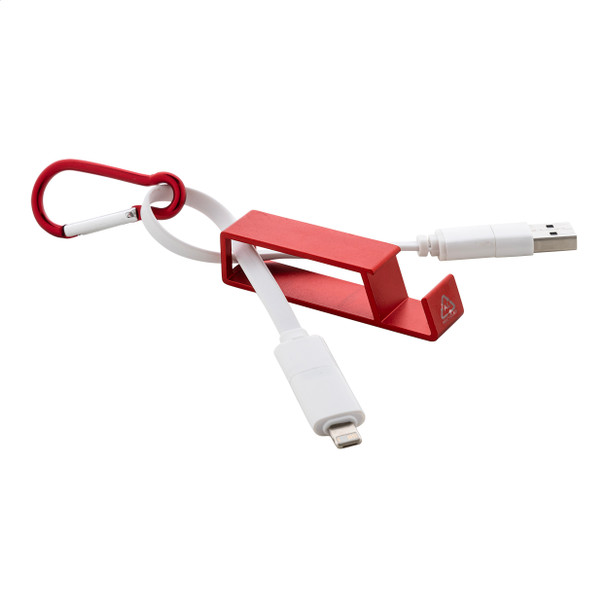 USB töltőkábel karabinerrel, mobiltartóval - AP864058