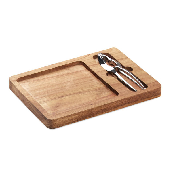 NUTPLATE Akácfa diótörő készlet (MO2627)