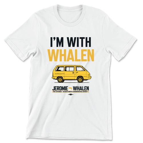 I'm With Whalen (Unisex White Tee)