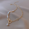 Baroque Freshwater Pearl Pendant Necklace – Gold Filled – main view