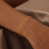 Slim Layered Link Bracelet – Stainless Steel – main view